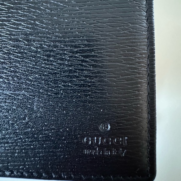 Gucci Black Leather Men’s BiFold Wallet - Picture 4 of 13